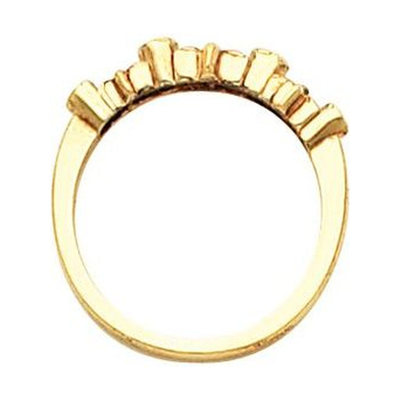The Ondine Accented Engagement Ring three-quarter