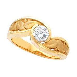 The Theodora Solitaire Engagement Ring hero