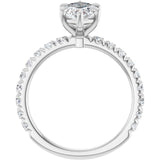 The Jemma — Marquise Engagement Ring - ViewB