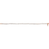 7" Lab Grown Diamond Line Bracelet in 14K White Gold (6 1/2 ct tw... - view 3