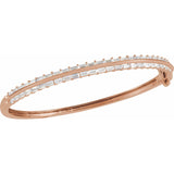 7" Lab Grown Diamond Tennis Bracelet in 14K White Gold (2 1/6 ct ... - view 3