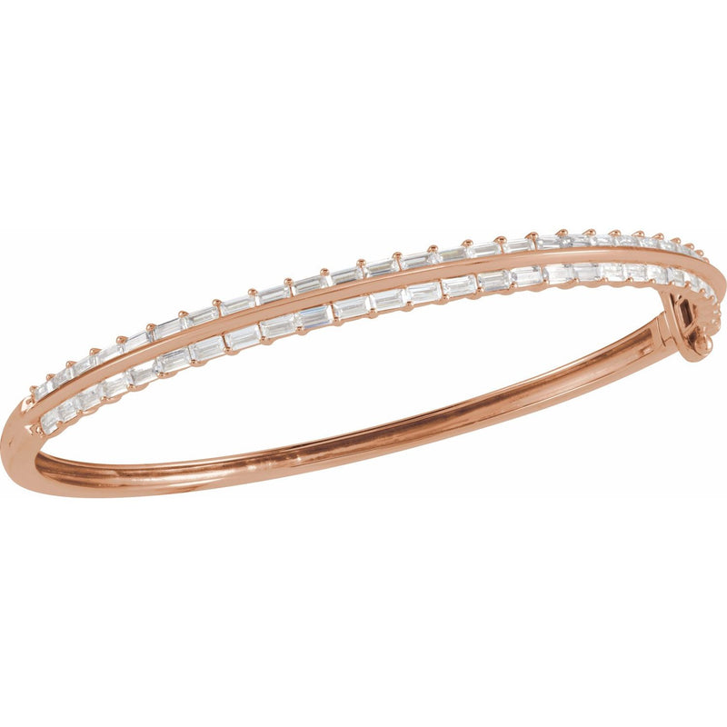 7" Lab Grown Diamond Tennis Bracelet in 14K White Gold (2 1/6 ct ... - view 3