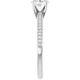 The Elowyn — Oval Engagement Ring - ViewD