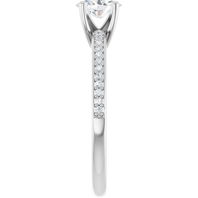 The Elowyn — Oval Engagement Ring - ViewD