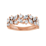 1 1/3 ct tw Diamond Lab Grown Anniversary Band in 14K White Gold... - view 3