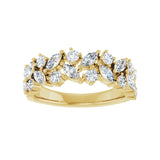 1 1/3 ct tw Diamond Lab Grown Anniversary Band in 14K White Gold... - view 3