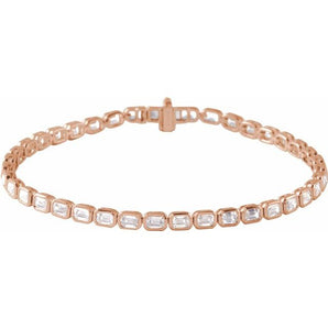 The Io — Line Diamond Bracelet - Yellow