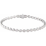The Hestia — Line Diamond Bracelet - Yellow