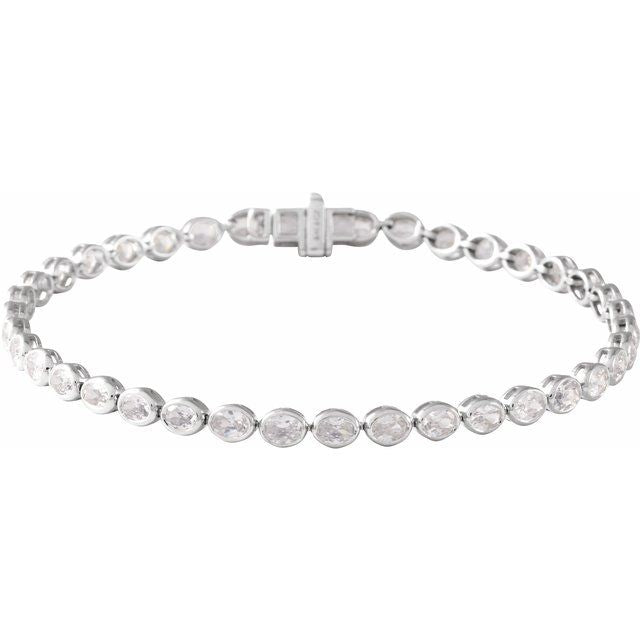 The Hestia — Line Diamond Bracelet - Yellow