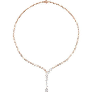 The Ruby — Diamond Necklace - Yellow