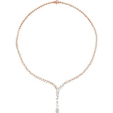 The Ruby — Diamond Necklace - Yellow