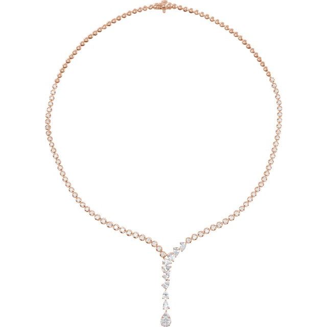 The Ruby — Diamond Necklace - Yellow