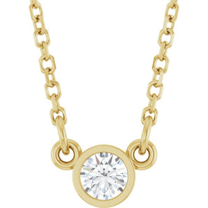 The Jacinth — Diamond Necklace - Yellow
