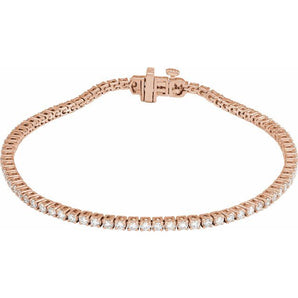 The Vela — Line Diamond Bracelet - Yellow