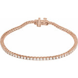 The Vela — Line Diamond Bracelet - Yellow