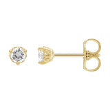 1/2 ct tw Round Lab Grown Diamond Stud Earrings in 14K White Gold...