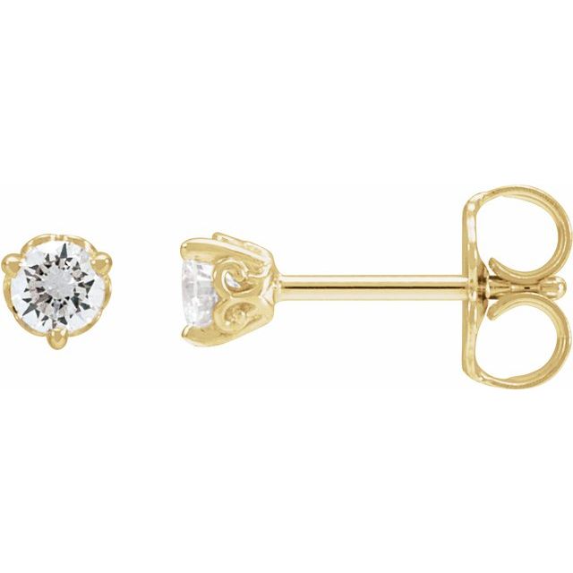The Yule — Stud Earrings - Yellow