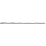 7" Lab Grown Diamond Line Bracelet in 14K White Gold (10 1/2 ct t... - view 2