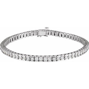 The Percival — Accented Line Diamond Bracelet - Yellow