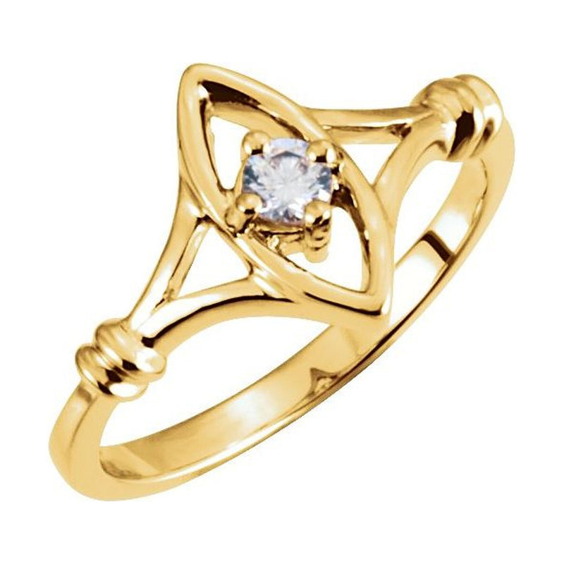 The Lazuli Solitaire Engagement Ring hero
