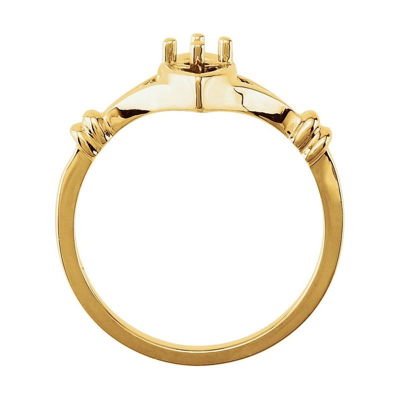 The Lazuli Solitaire Engagement Ring three-quarter