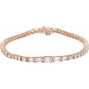 The Serenella — Line Diamond Bracelet - Yellow