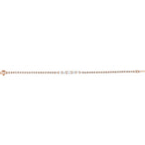 7" Lab Grown Diamond Line Bracelet in 14K White Gold (4 5/8 ct tw... - view 3