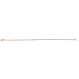 7" Lab Grown Diamond Line Bracelet in 14K White Gold (5 1/2 ct tw... - view 4