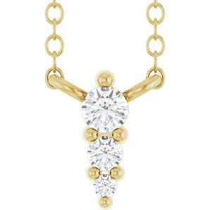 The Qara — Diamond Necklace - Yellow