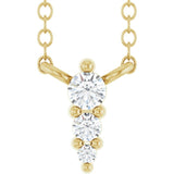 The Qara — Diamond Necklace - Yellow