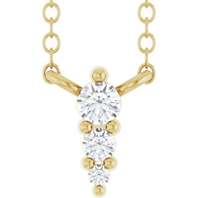 The Qara — Diamond Necklace - Yellow