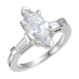 The Topaz Three-Stone Engagement Ring hero