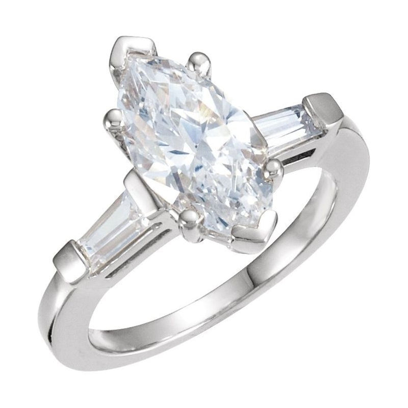 The Topaz Three-Stone Engagement Ring hero