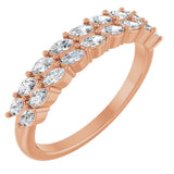 The Thessaly — Diamond Anniversary Band - Rose