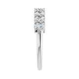 1/2 ct tw Diamond Lab Grown Anniversary Band in 14K White Gold... - view 4