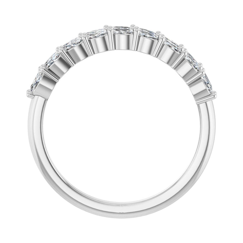 1/2 ct tw Diamond Lab Grown Anniversary Band in 14K White Gold... - view 2