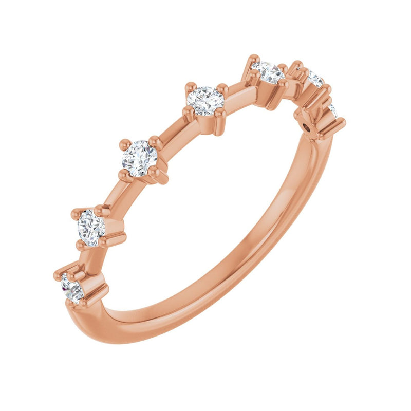 1/4 ct tw Diamond Lab Grown Anniversary Band in 14K White Gold...