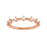 1/4 ct tw Diamond Lab Grown Anniversary Band in 14K White Gold... - view 3