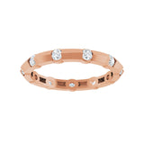 1/2 ct tw Eternity Channel-Set Lab Grown Anniversary Band in 14K ... - view 3
