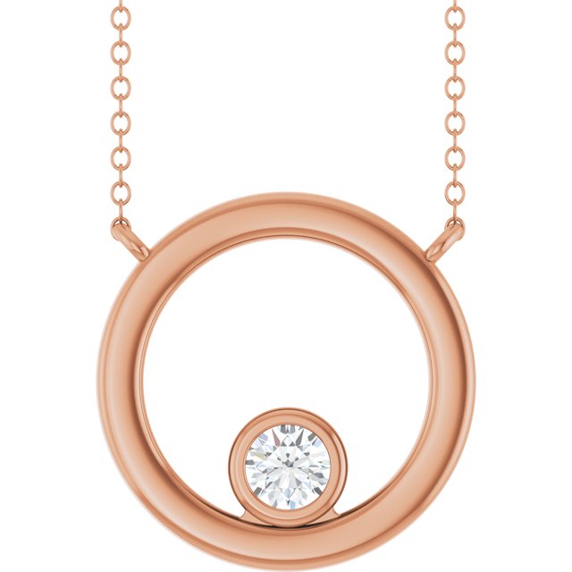 The Yolie — Diamond Necklace - Rose