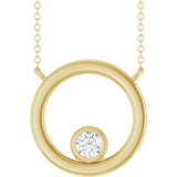 The Yolie — Diamond Necklace - Yellow