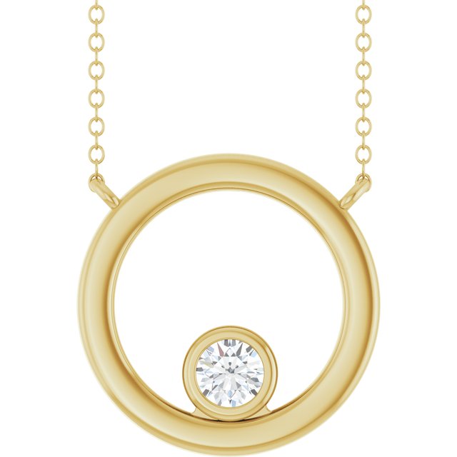 The Yolie — Diamond Necklace - Yellow