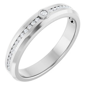 Diamond Wedding Band — 1.7 mm Round (126928)