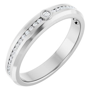 Diamond Wedding Band — 1.7 mm Round (126928)