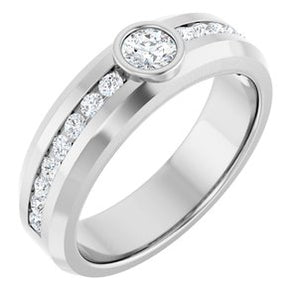 Diamond Wedding Band — 4.1 mm Round (126928)