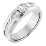 Diamond Wedding Band — 4.1 mm Round (126928)