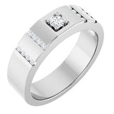 Diamond Wedding Band — 3 mm Round (126905)