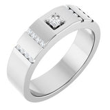 Diamond Wedding Band — 2.5 mm Round (126905)