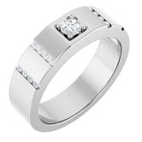 Diamond Wedding Band — 3.5 mm Round (126905)