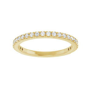 1 ct tw Diamond Lab Grown Anniversary Band in 14K White Gold... - view 3